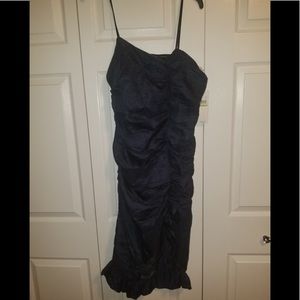 NWT London Times size 14 navy dress ruffle mermaid